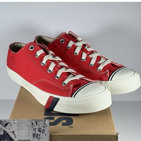 Pro-Keds Royal Lo Canvas Red OG Shoes Sneakers PK54473 men's‎ Size 10 NWB - Picture 2 of 9